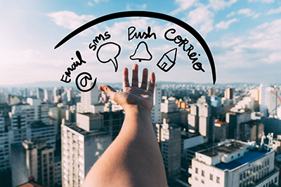 Integra Email, SMS, Push e Correio