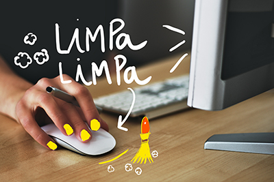 Limpa a sua base de dados